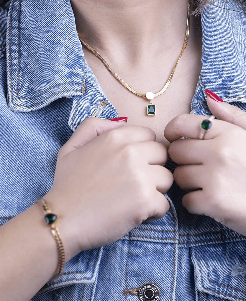 Collier cercle titane macdame1