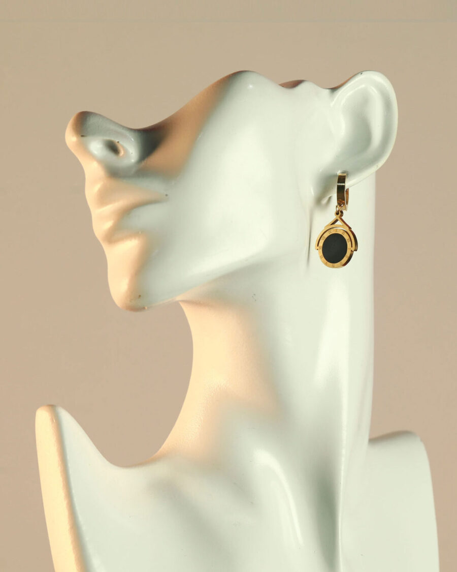 Boucles d'oreilles Ebène