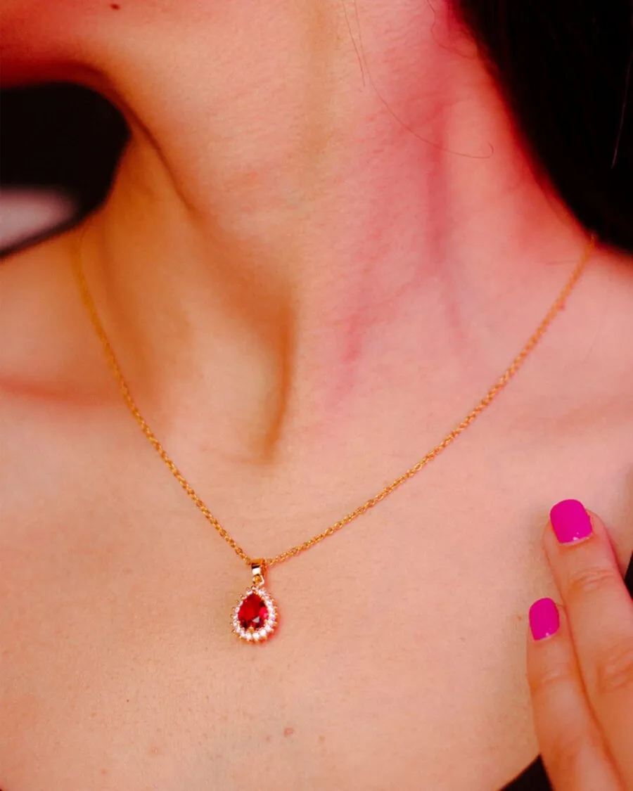 Collier Rouge Passion