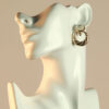 Boucles d'oreilles Lune Sablée 1 boucles d oreille lune sable1 macdame scaled