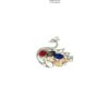 Broche "Majestic Gem Peacock" 5 13 5