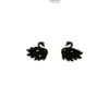 boucle "Cygne Noir" 6 30