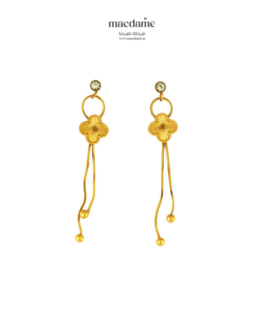 Boucles d'Oreilles  "Éclipse Dorée"