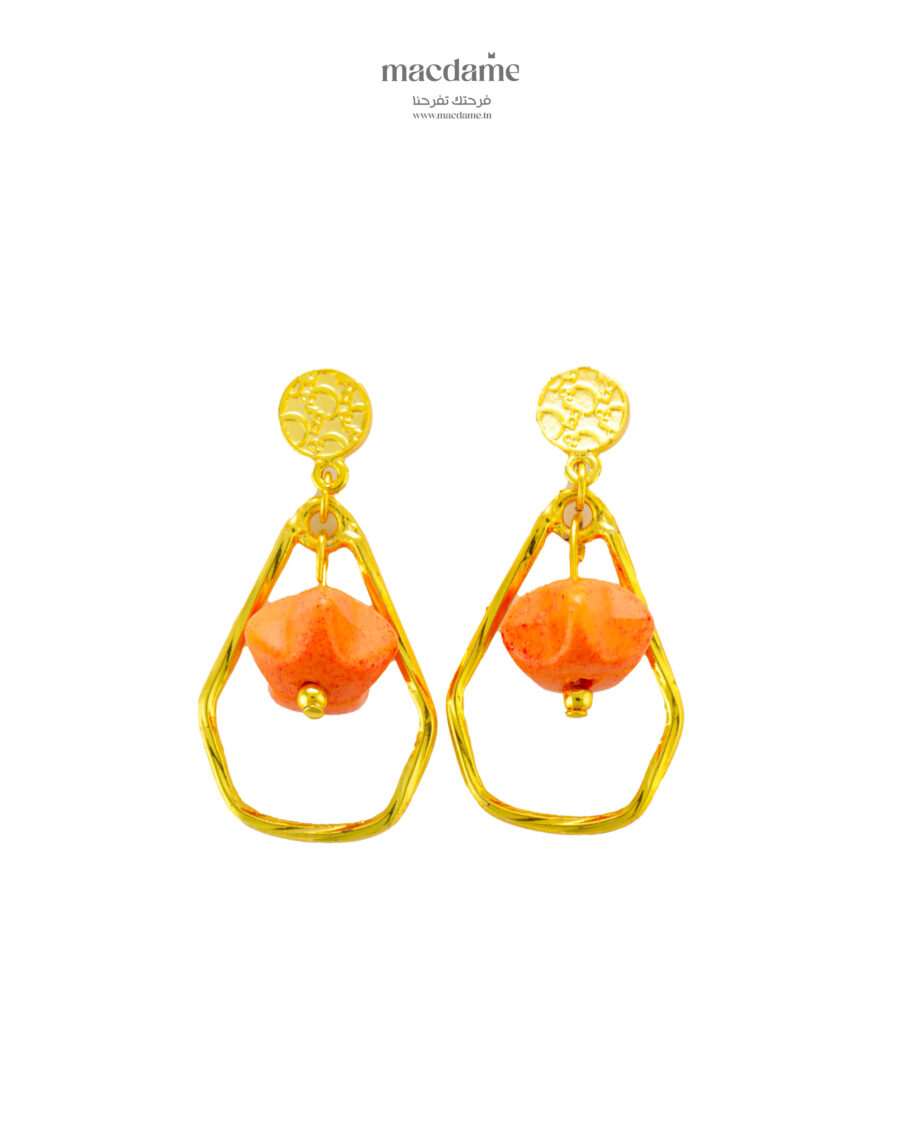 Boucles d’Oreilles "Soleil de Feu"
