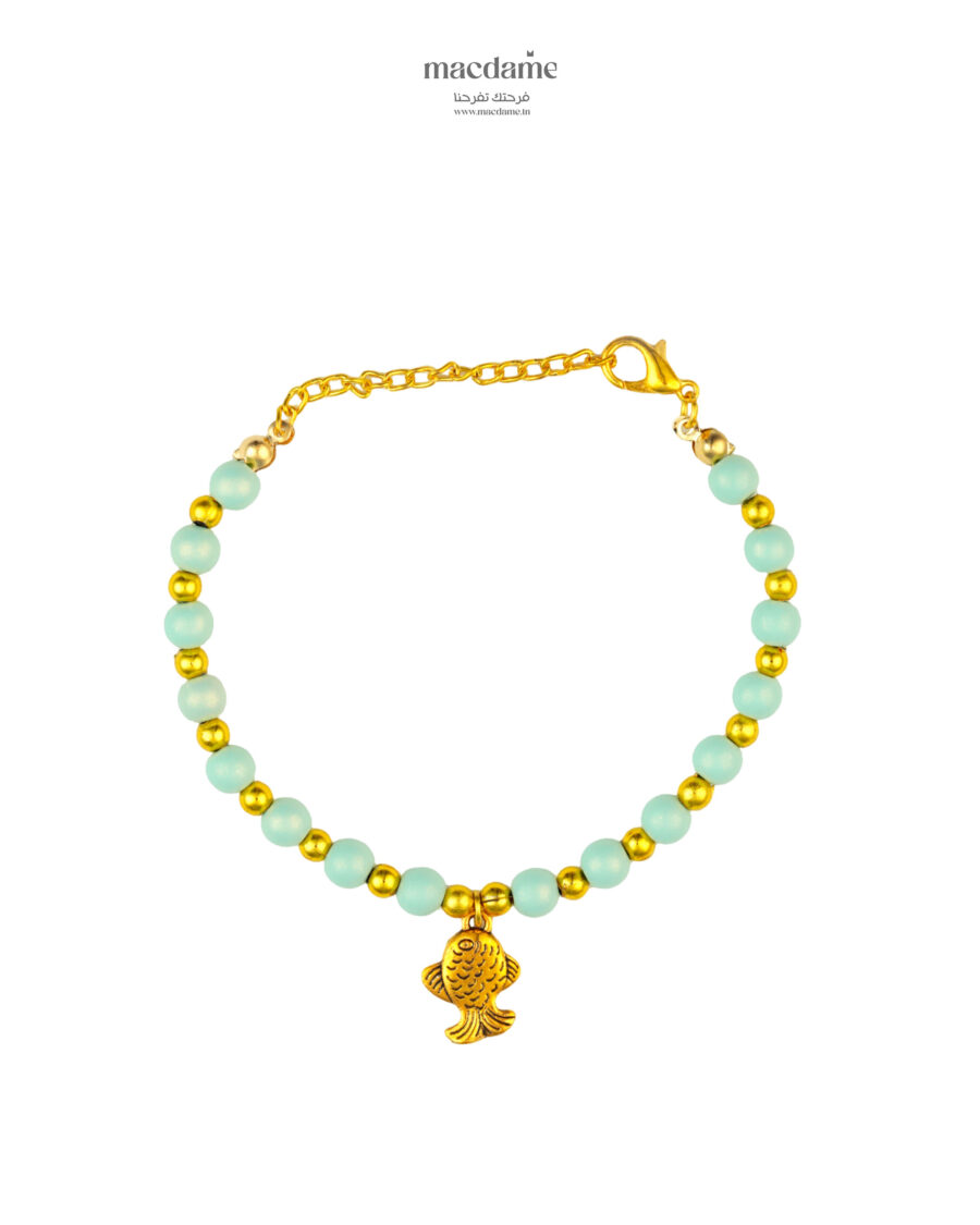 Bracelet "Menthe d’Or"