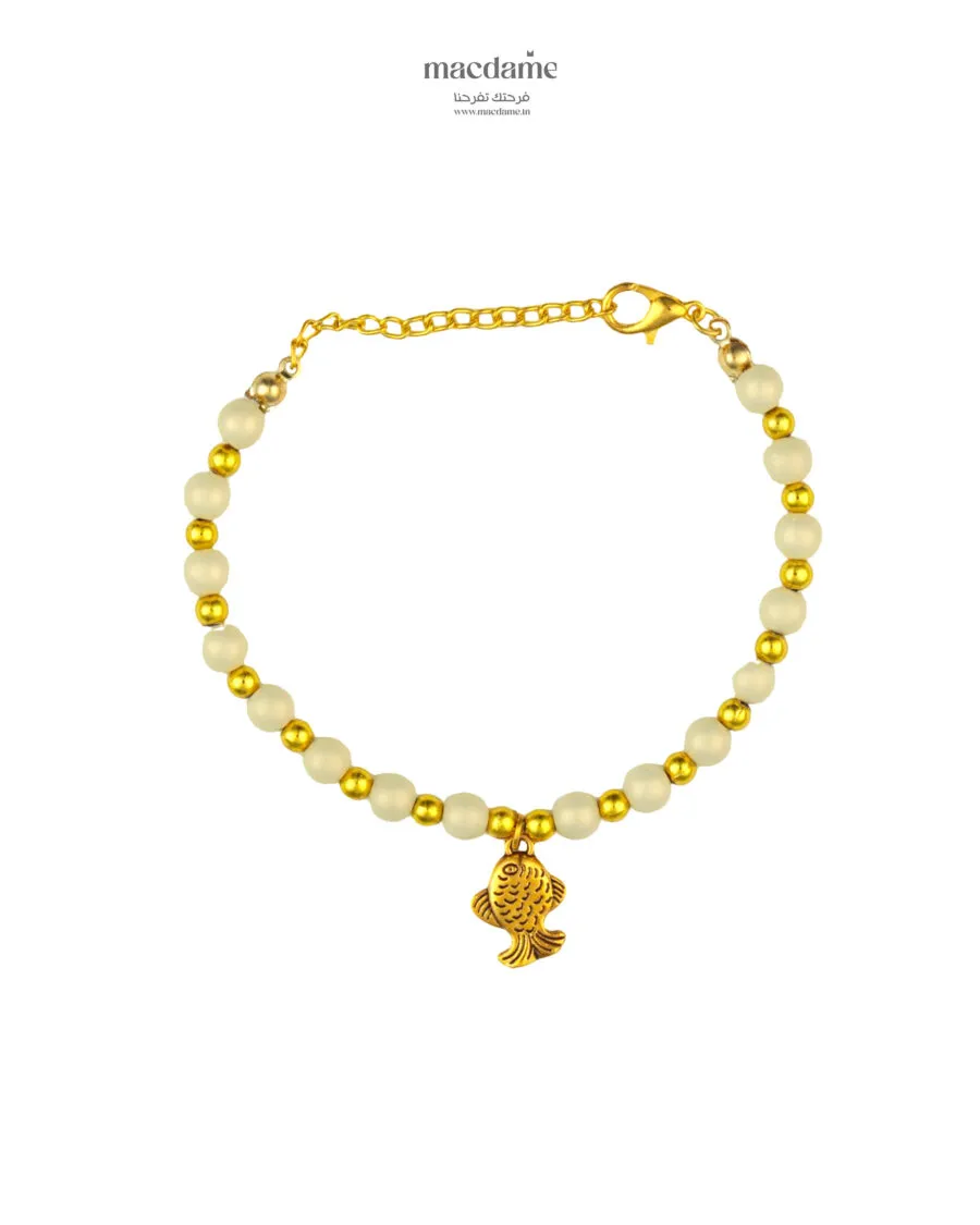 Bracelet "Corail Doré"