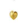Bague Heart Ribbed macdame