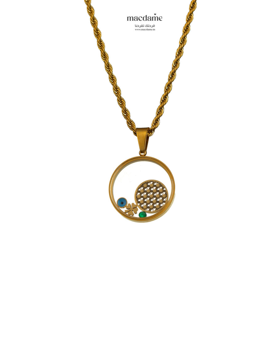 Collier "Médaillon Porte"