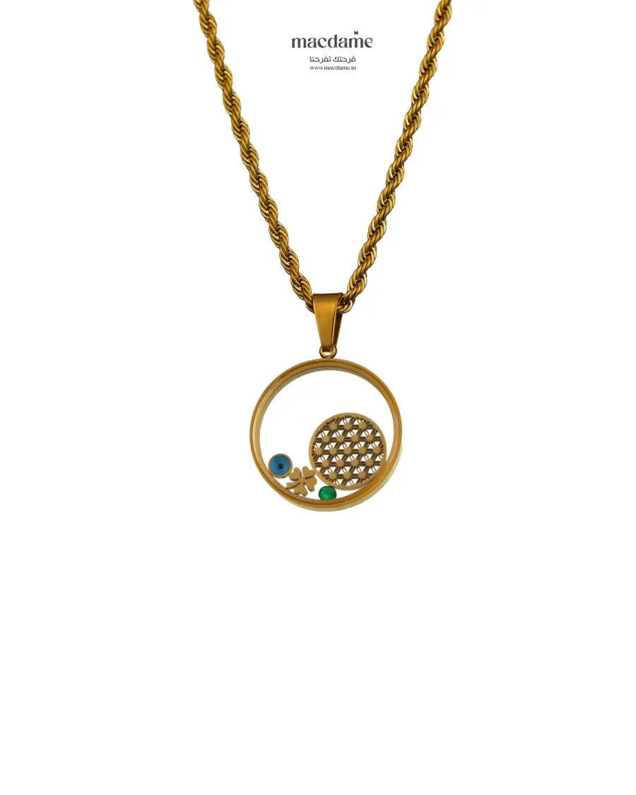 Collier "Médaillon Porte"