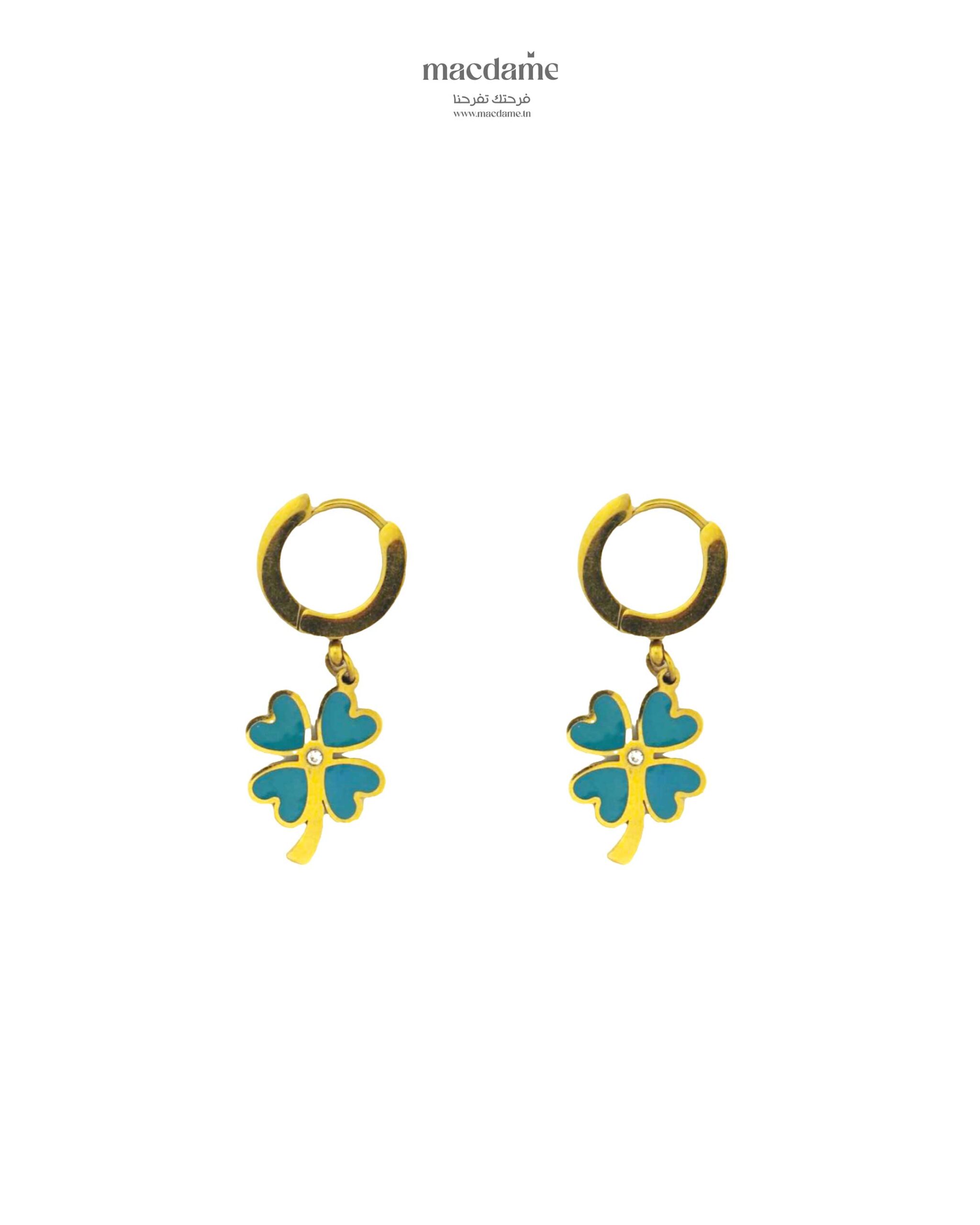 Boucles d’Oreilles Lumina – boucles d'oreilles femme en acier 316L, bijou cadeau Macdame