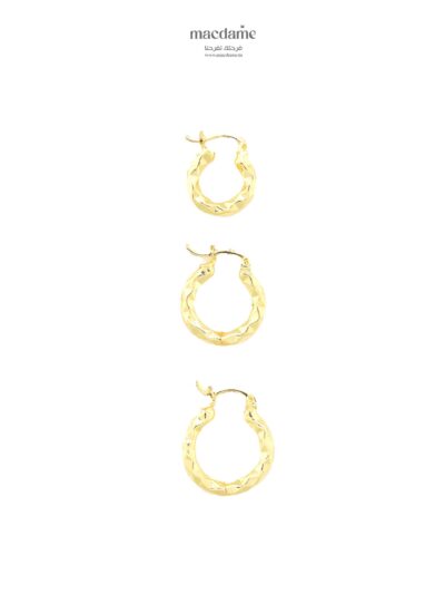 Piercings d'oreilles Wissal – boucles d'oreilles femme en acier 316L, bijou cadeau Macdame