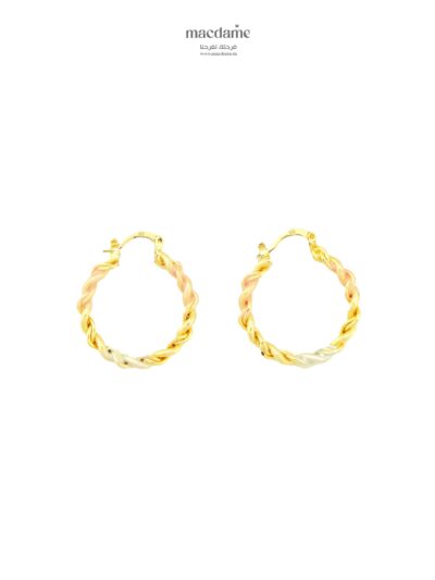 Boucles d'Oreilles Haneen – boucles d'oreilles femme en acier 316L, bijou cadeau Macdame