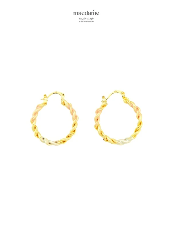 Boucles d'Oreilles Haneen – boucles d'oreilles femme en acier 316L, bijou cadeau Macdame