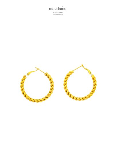 Boucles d'Oreilles Tarab – boucles d'oreilles femme en acier 316L, bijou cadeau Macdame