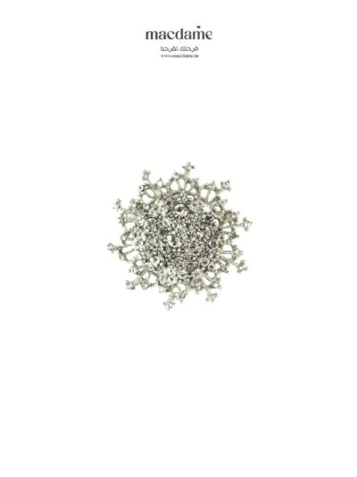 Broche Éclat d’Hiver – broche femme en acier 316L, bijou cadeau Macdame