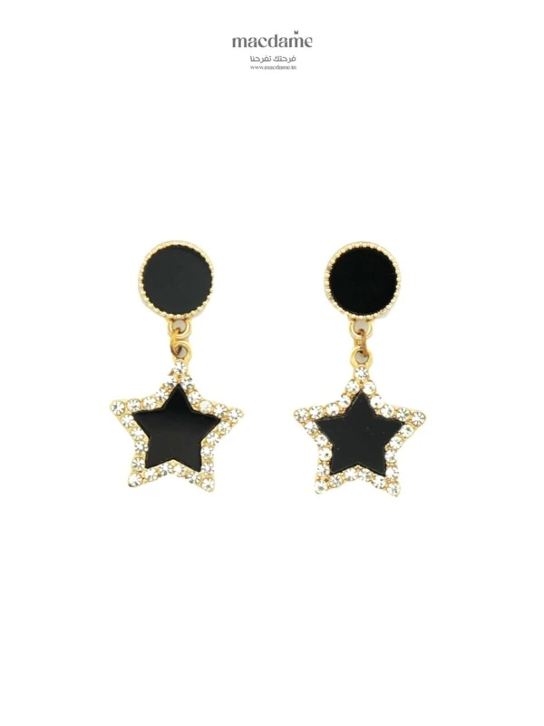 Boucles d’Oreilles Sourire – boucles d'oreilles femme en acier 316L, bijou cadeau Macdame