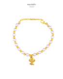 Bracelet Perle de Lavande – bracelet femme en acier 316L, bijou cadeau Macdame