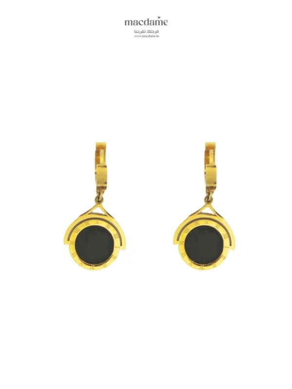 Boucles d'Oreilles Nooraniya – boucles d'oreilles femme en acier 316L, bijou cadeau Macdame