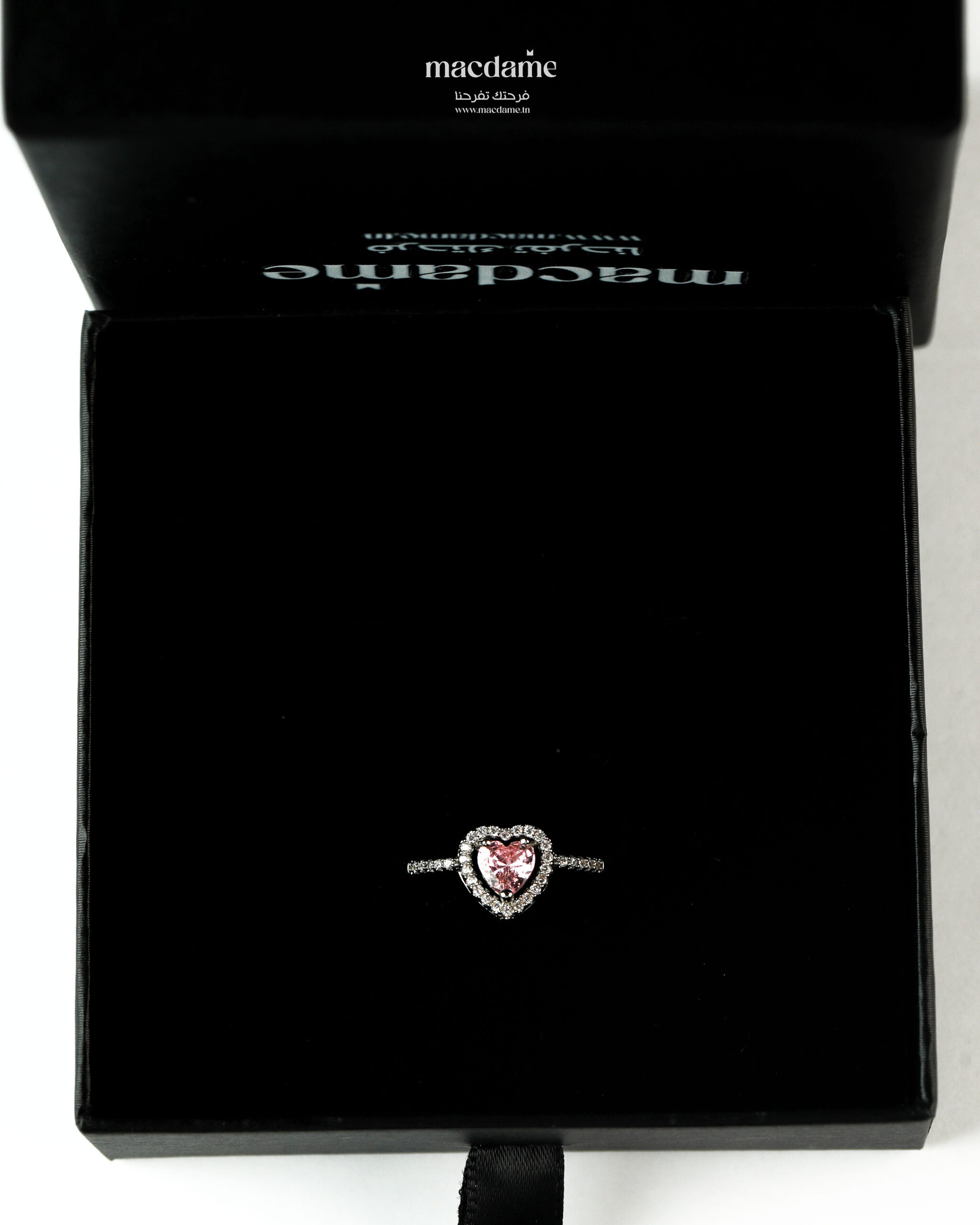 Bague Cœur Romantique – bague femme en acier 316L, photo 2