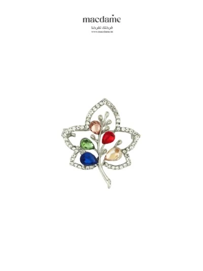 Broche Peerless Bloom – broche femme en acier 316L, bijou cadeau Macdame