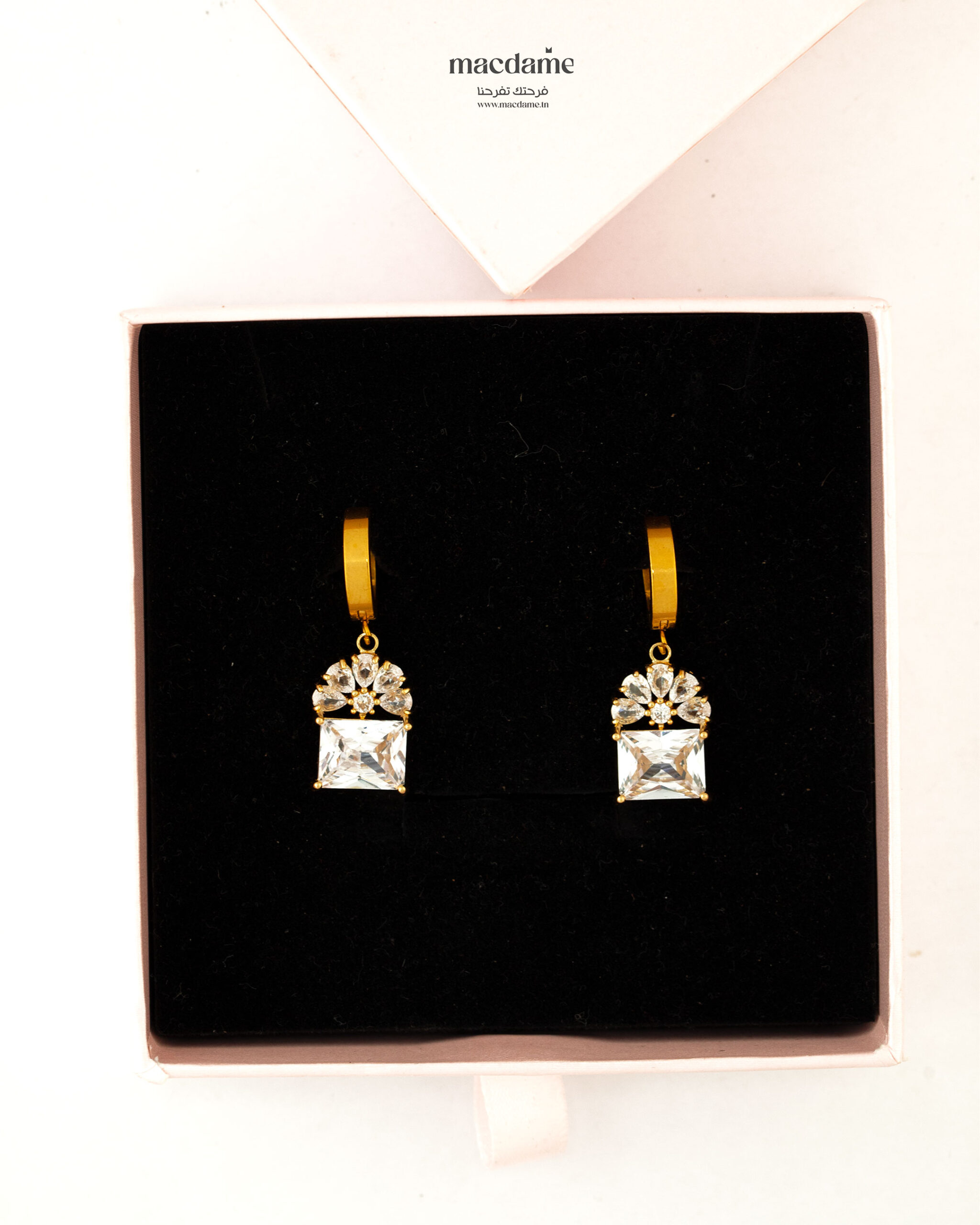 Boucles d’Oreilles Chuchotis de Perles – boucles d'oreilles femme en acier 316L, photo 2