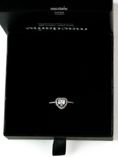 Bague Bague Cœur Éclatant – bague femme en argent 925, photo 2