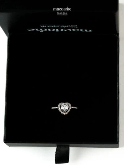 Bague Bague Cœur Éclatant – bague femme en argent 925, photo 2