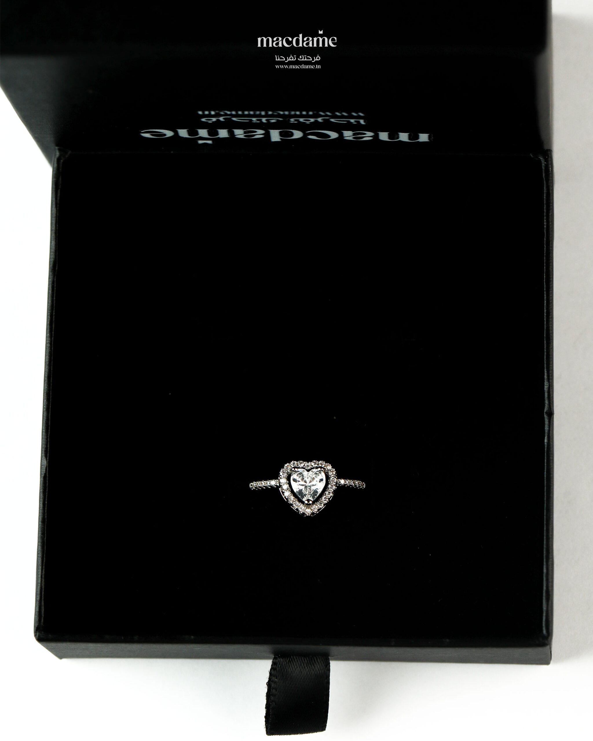 Bague Bague Cœur Éclatant – bague femme en argent 925, photo 2