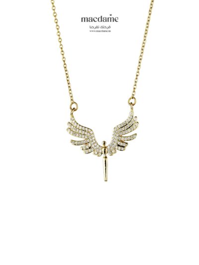 Collier Éclat Angélique – collier femme en acier 316L, bijou cadeau Macdame