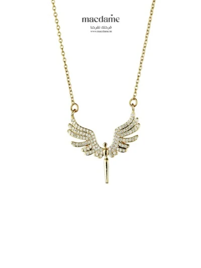 Collier Éclat Angélique – collier femme en acier 316L, bijou cadeau Macdame