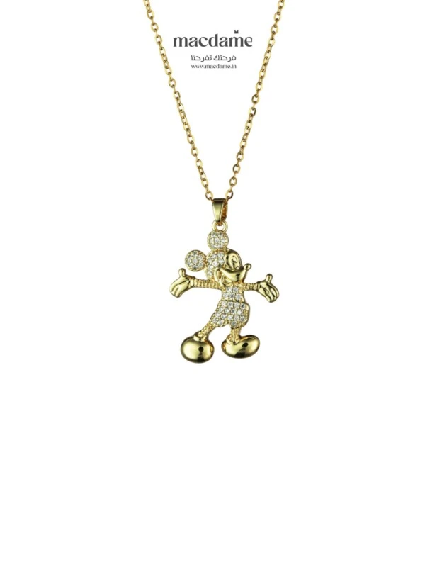 Collier Mickey Chic – collier femme en acier 316L, bijou cadeau Macdame