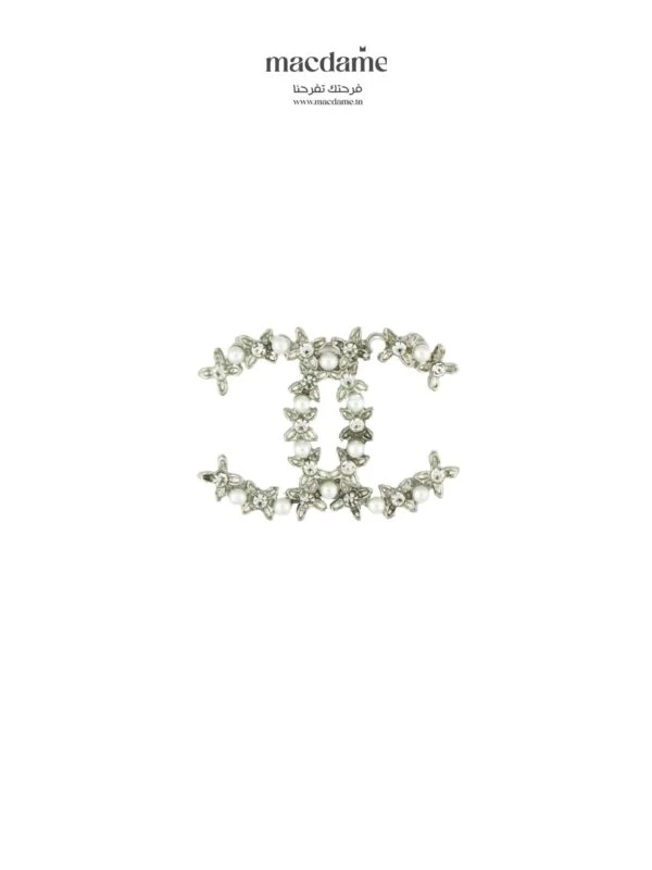 Broche Twinkle Bloom Embrace – broche femme en acier 316L, bijou cadeau Macdame