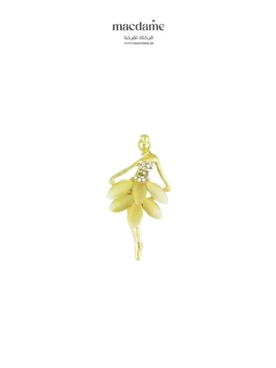 Broche Élégance de Ballerine – broche femme en acier 316L, bijou cadeau Macdame