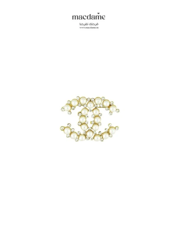 Broche Perles de Prestige – broche femme en acier 316L, bijou cadeau Macdame