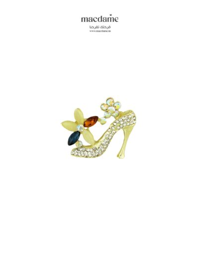 Broche Éclat de Cendrillon – broche femme en acier 316L, bijou cadeau Macdame