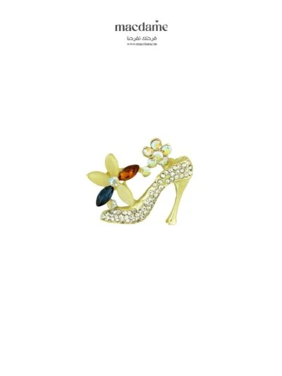 Broche Éclat de Cendrillon – broche femme en acier 316L, bijou cadeau Macdame