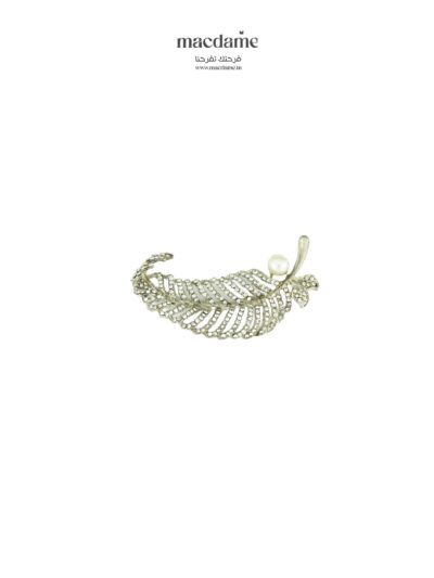 Broche Luminous Signature – broche femme en acier 316L, bijou cadeau Macdame