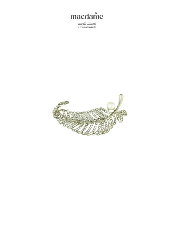 Broche Luminous Signature – broche femme en acier 316L, bijou cadeau Macdame