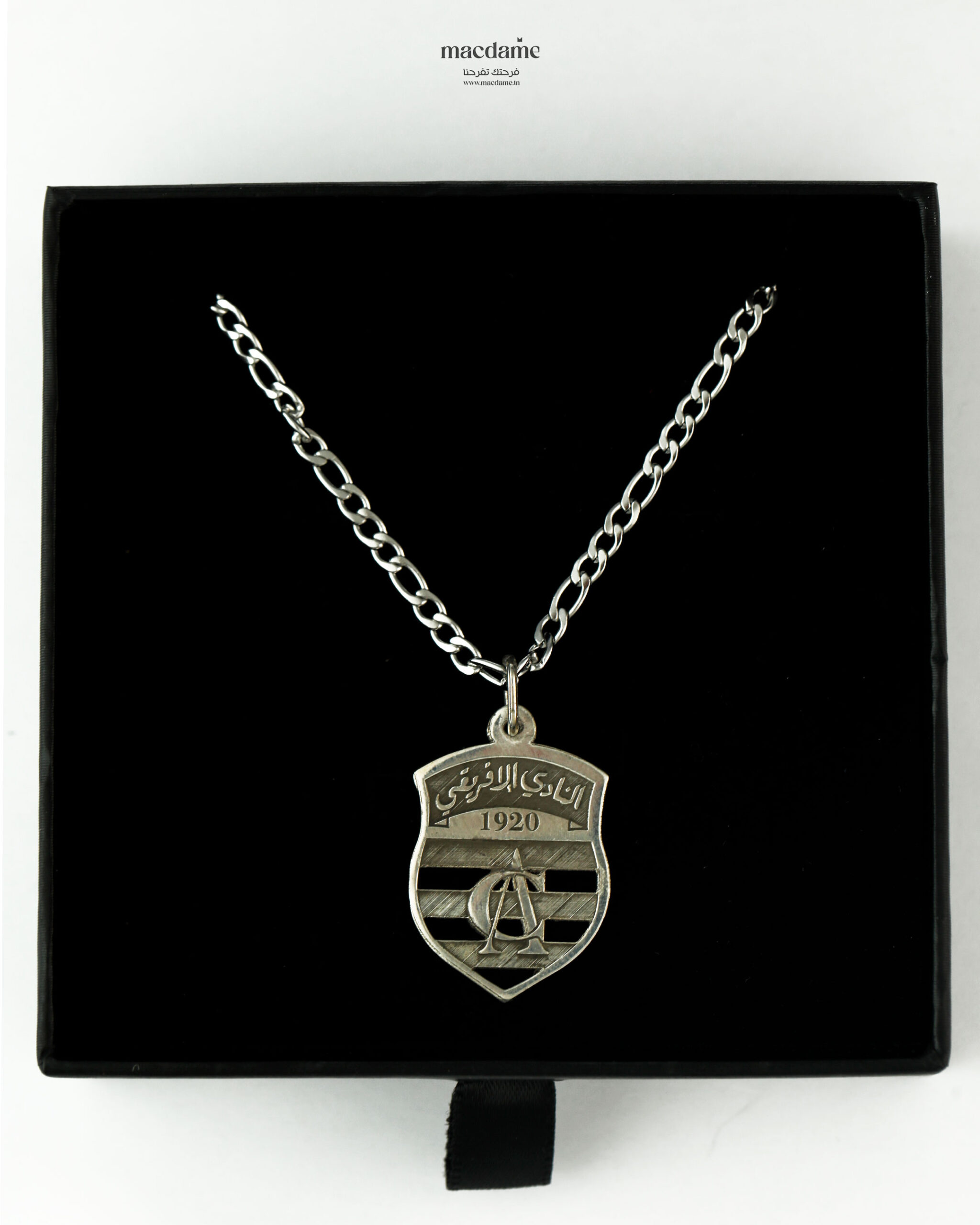 Collier Club Africain – collier club tunisien en argent 925, photo 2