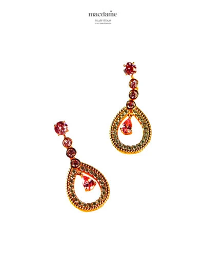 Boucles d’Oreilles Sérénité d'Ébène – boucles d'oreilles femme en acier 316L, photo 2