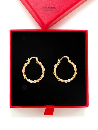 Boucles d'Oreilles Haneen – boucles d'oreilles femme en acier 316L, photo 2