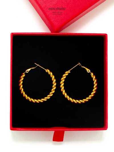 Boucles d'Oreilles Tarab – boucles d'oreilles femme en acier 316L, photo 2