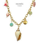 Collier Coquillage Doré – collier femme en acier 316L, bijou cadeau Macdame