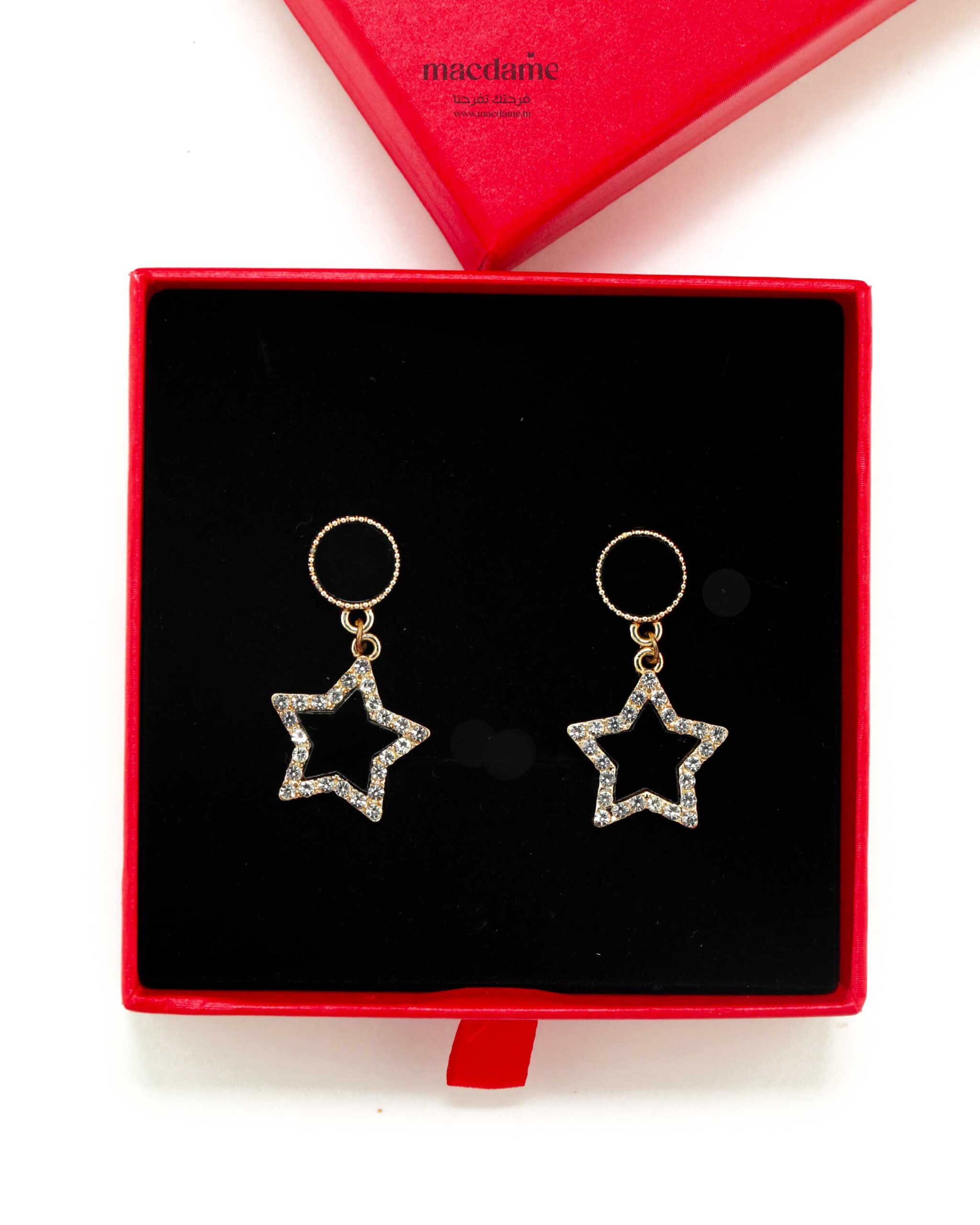 Boucles d’Oreilles Sourire – boucles d'oreilles femme en acier 316L, photo 2