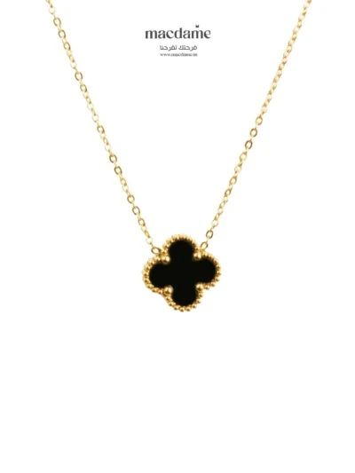 Collier Black Star – collier femme en acier 316L, bijou cadeau Macdame