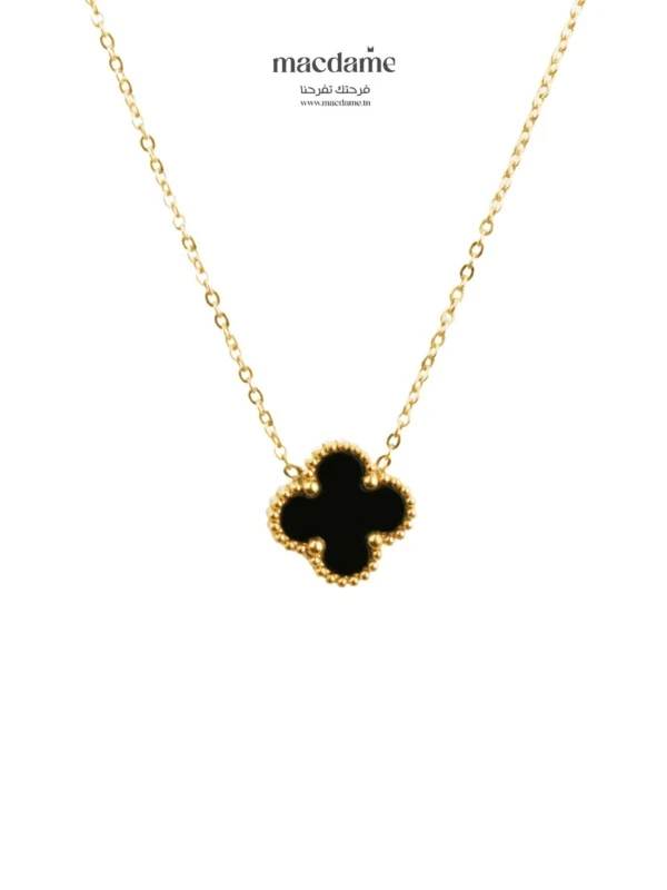 Collier Black Star – collier femme en acier 316L, bijou cadeau Macdame