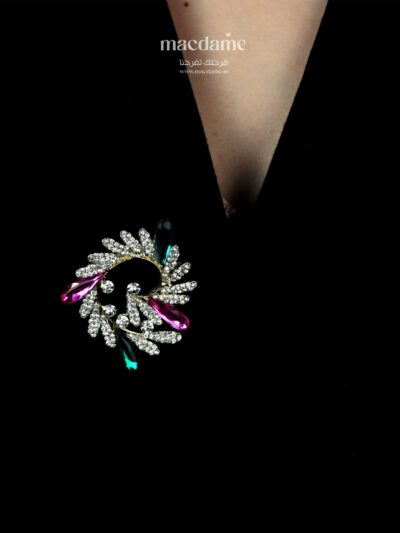 Broche Rare Bloom – broche femme en acier 316L, photo 2