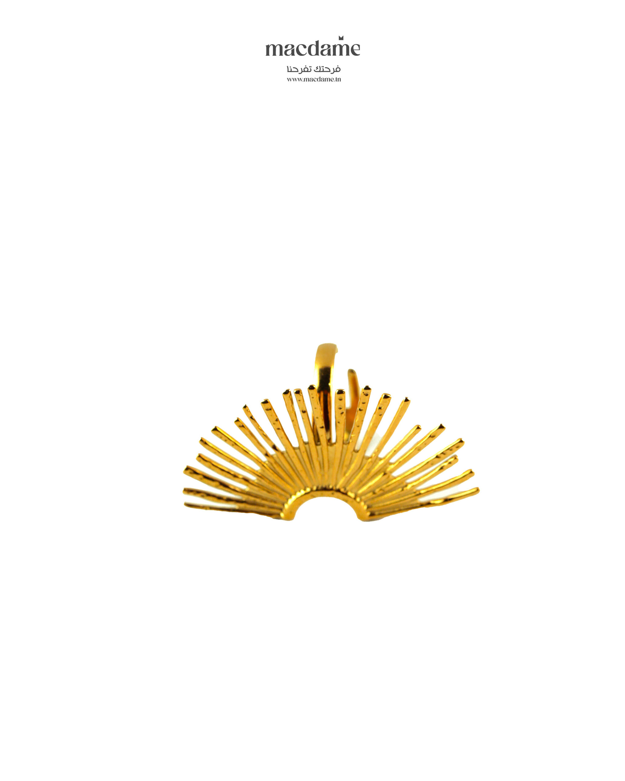 Bague Solaria – bague femme en acier 316L, photo 2