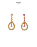 Boucles d’Oreilles Sérénité d'Ébène – boucles d'oreilles femme en acier 316L, bijou cadeau Macdame