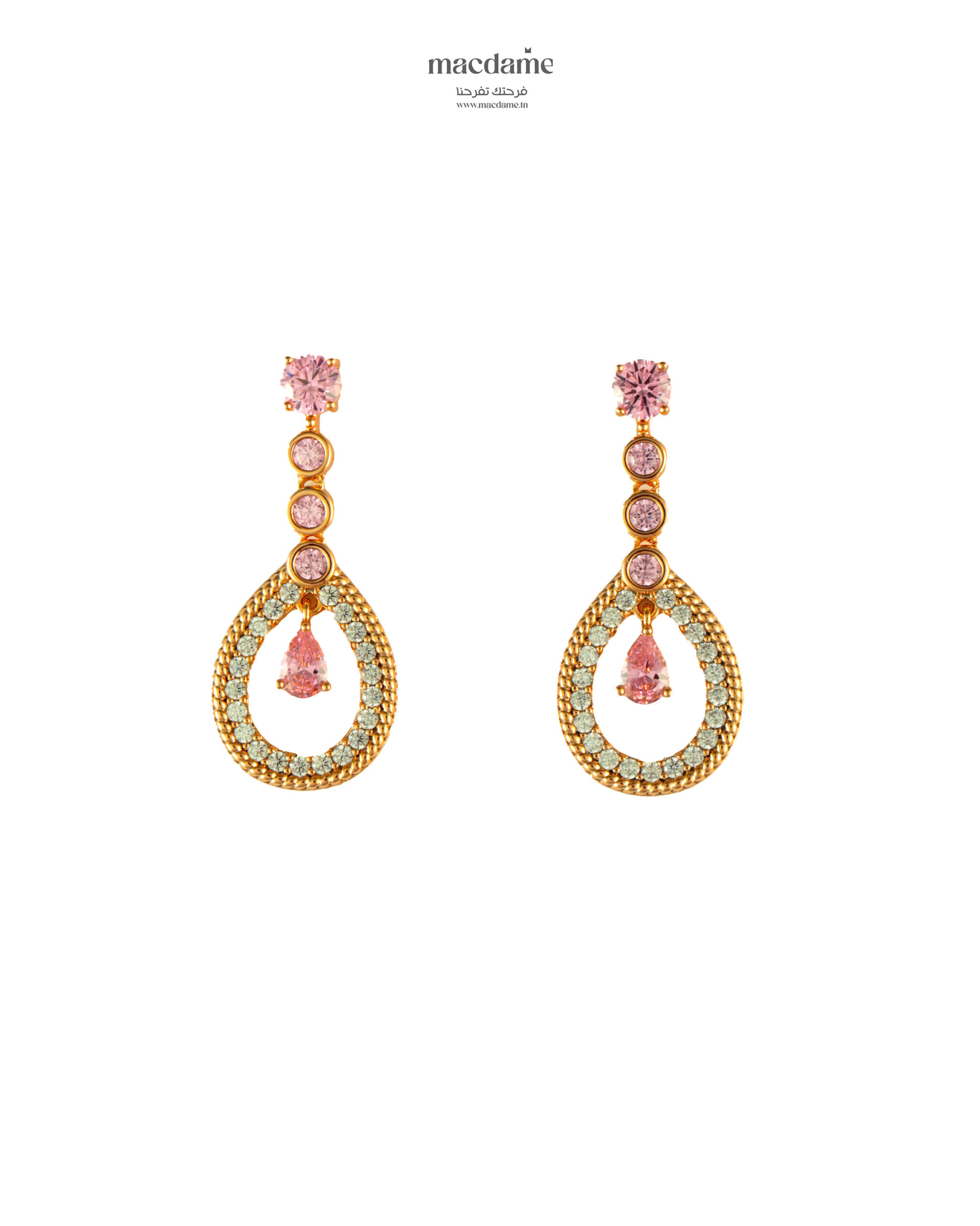Boucles d’Oreilles Sérénité d'Ébène – boucles d'oreilles femme en acier 316L, bijou cadeau Macdame